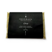 Organic & All Natural Face & Body Cleanser Featuring Black Seed Oil – Hemp Powder to Liquid Cleanser Concentrate – Full Size Front - Zero Waste, Plastic Free, Home Compostable Packaging, Vegan Friendly, Waterless, Unisex, Travel Friendly - Oasis Black – Organic Botanical Skincare Born in Morocco, Made in Byron Bay - Zero Waste Beauty GOLD WINNER Clean + Conscious Awards 2022