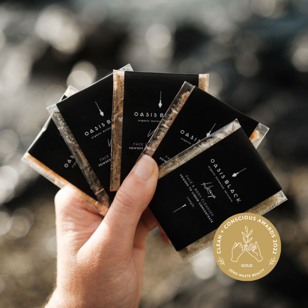 Oasis_Black_-_Organic_Botanical_Skincare_-_All_Natural_and_Organic_Castile_Soap_Powder_to_Liquid_Face_Body_Cleanser_Concentrate_sachets_-_zero_waste_cleanser_w_gold_award.png